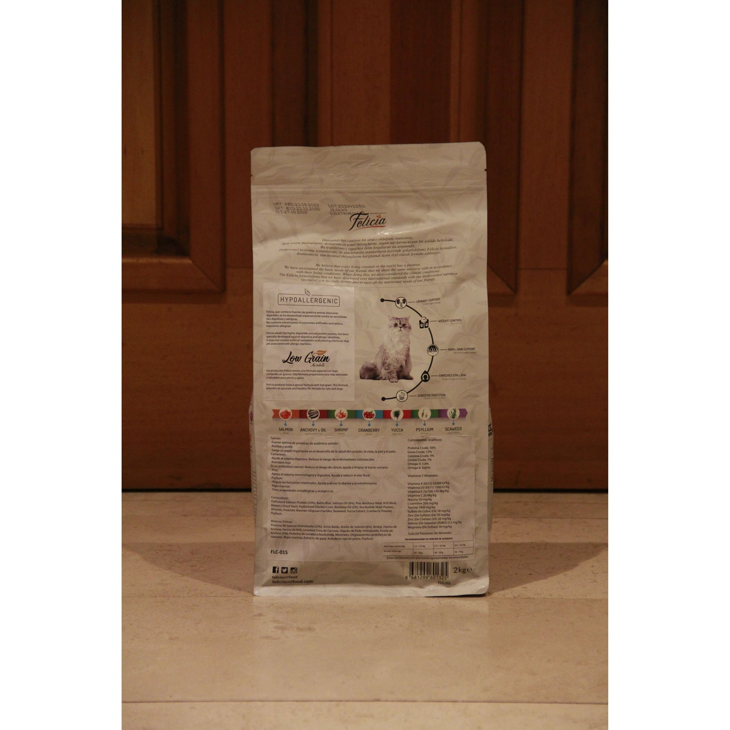 Felicia Gato Castrado Salmon Adulto 2kg