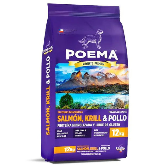 Poema Perro Adulto Patagónico (Salmón/Krill/Pollo)
